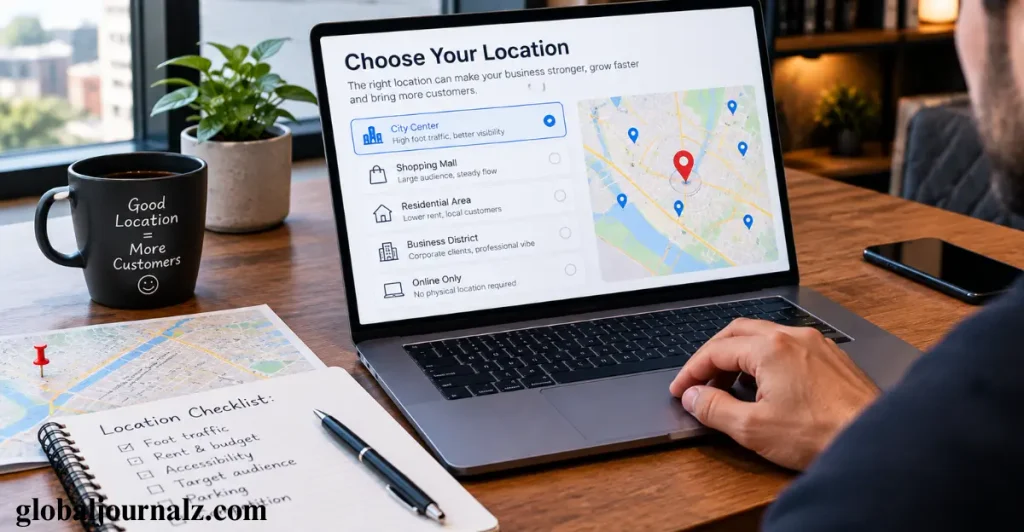 4. Decide on your location