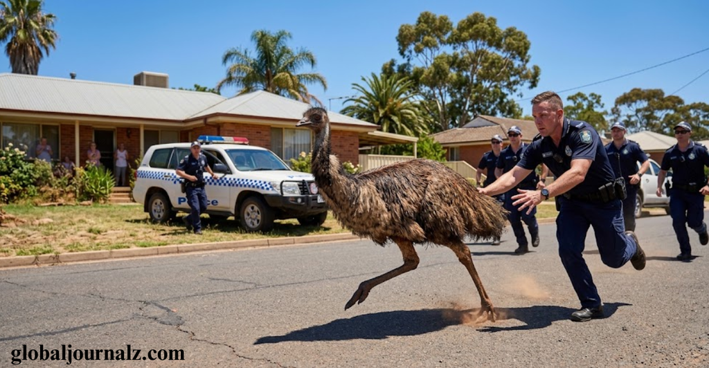 Runaway Emu Sparks a Wild Police Chase in Australia