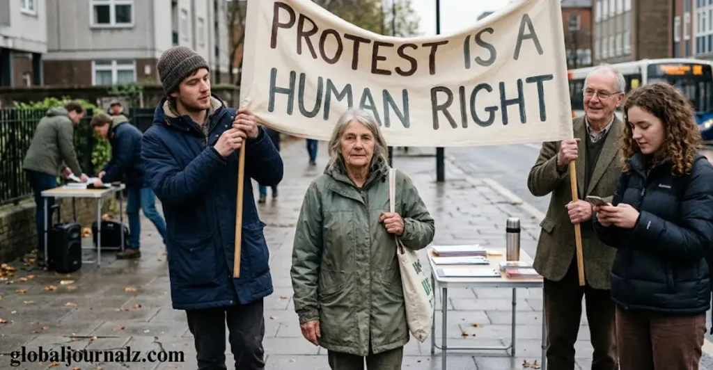 The people behind the protest