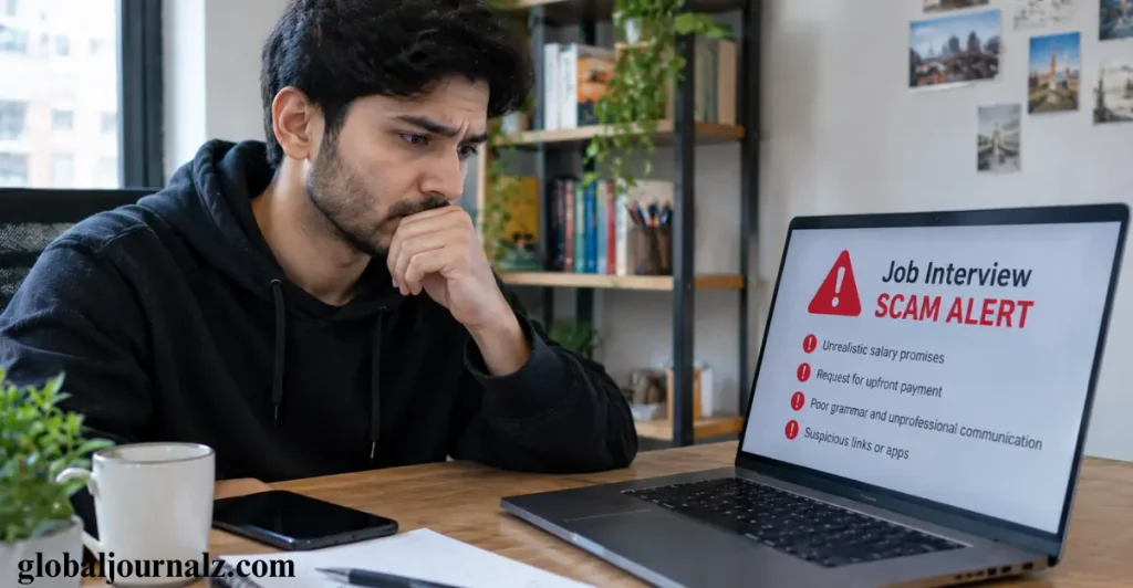 Warning signs of a fake job interview